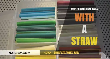 Creating Fake Nails: Straw Method for Beginners