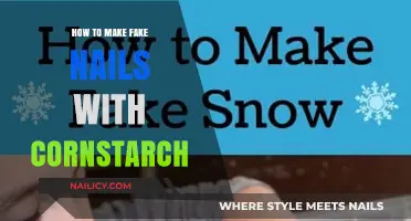 Creating Fake Nails: Cornstarch Method