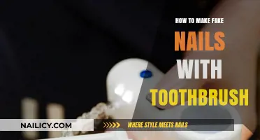 Creating Fake Nails: The Toothbrush Technique