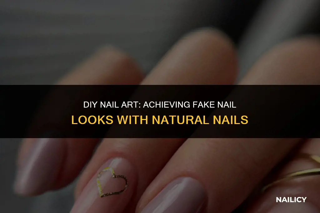 how to make fake nails without using fake nails