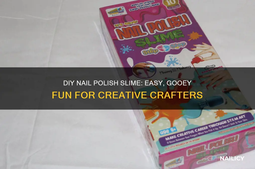 how to make finger nail polish slime