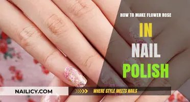 Create Stunning Flower Rose Nail Art with Nail Polish