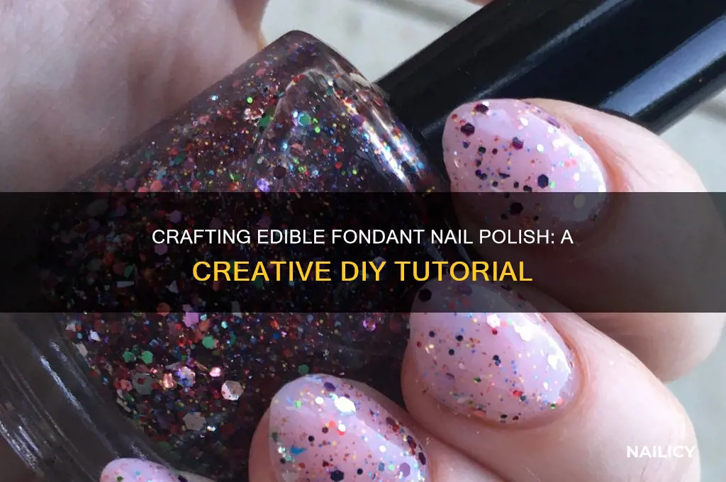 how to make fondant nail polish