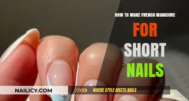 Short Nails, Perfect French Manicure
