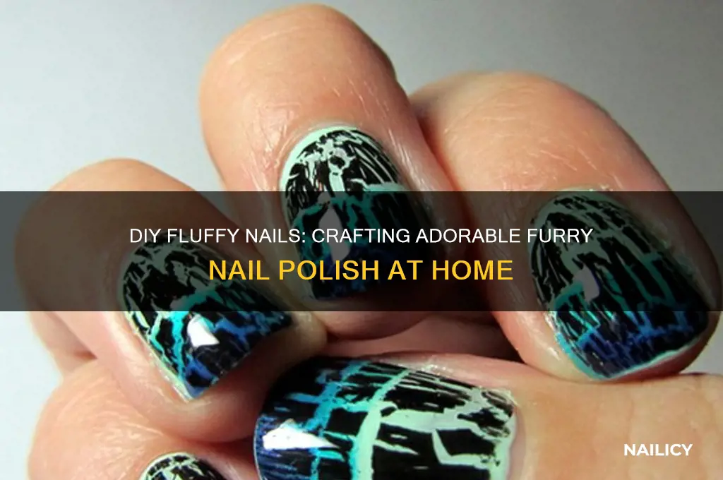how to make furry nail polish