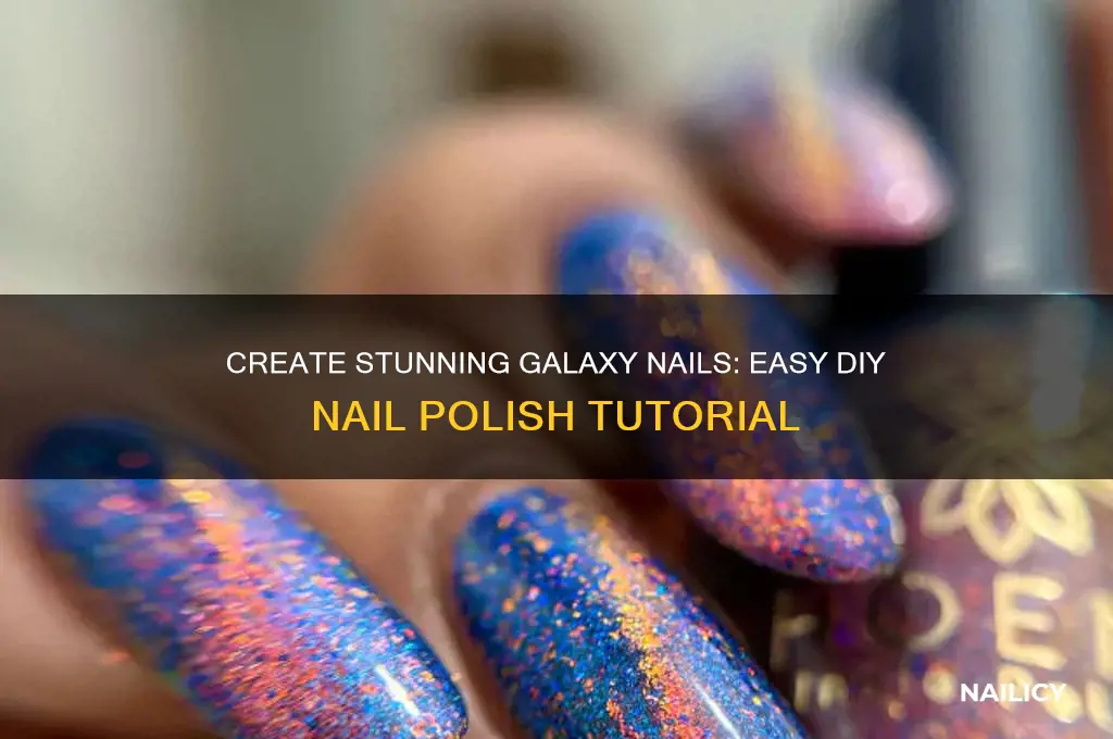 how to make galaxy nail polish