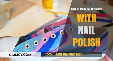DIY Galaxy Shoes: Create Cosmic Footwear with Nail Polish Magic
