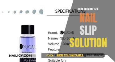 Creating a Slip Solution for Gel Nails at Home