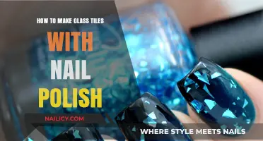 DIY Glass Tiles: Easy Nail Polish Crafting Guide