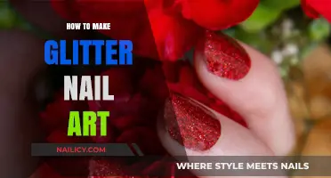 Create Sparkly Glitter Nail Art