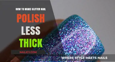 Easy Tips to Thin Out Thick Glitter Nail Polish Quickly