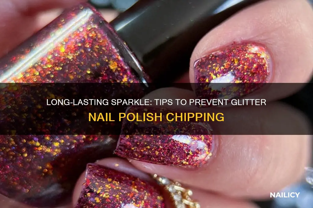 how to make glitter nail polish not chip