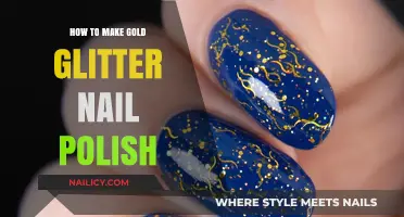 DIY Gold Glitter Nail Polish: Easy Steps for Sparkling Nails