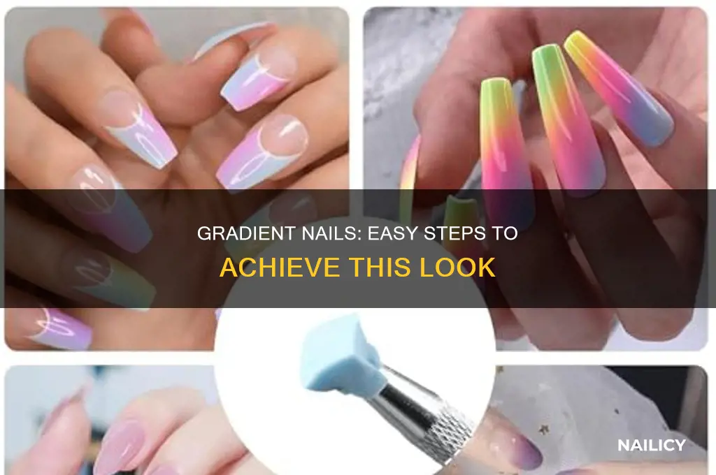 how to make gradient nails
