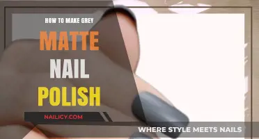 DIY Grey Matte Nail Polish: Easy Steps for a Chic Finish
