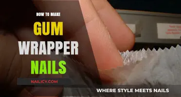 Creating Gum Wrapper Nails: A Fun DIY Project