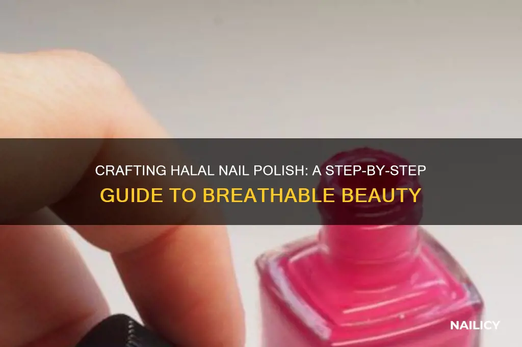how to make halal nail polish