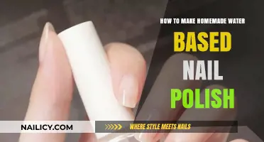 DIY Water-Based Nail Polish: Easy Homemade Recipe for Healthy Nails