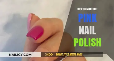 Create Vibrant Hot Pink Nail Polish: DIY Mixing Guide