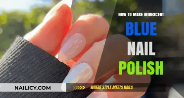 Create Stunning Iridescent Blue Nail Polish: DIY Guide & Tips