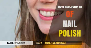 Creative DIY: Crafting Unique Jewelry with Nail Polish Techniques