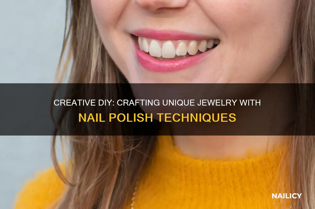 how to make jewelry out of nail polish