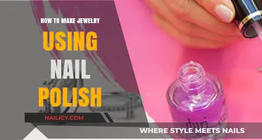 Crafting Gems: The Art of Jewelry Making with Nail Polish