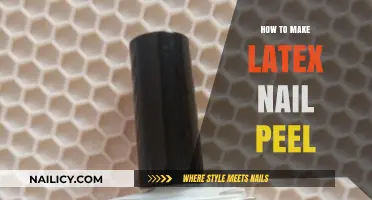 Creating Latex Nail Art with Easy-to-Make Peel-Offs