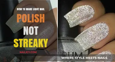 Achieve Flawless, Streak-Free Light Nail Polish: Expert Tips & Tricks