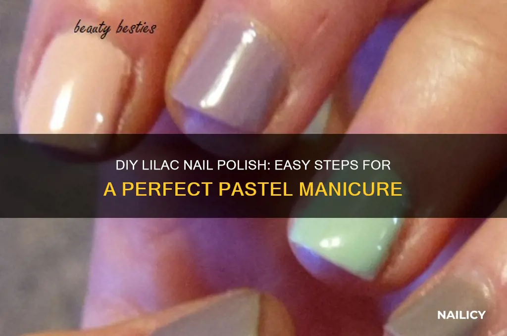 how to make lilac nail polish