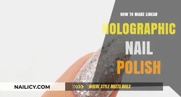 DIY Linear Holographic Nail Polish: Easy Steps for Stunning Nails