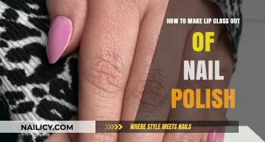 DIY Lip Gloss: Transforming Nail Polish into Shiny Lip Color