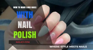 Master the Art of Long Nails Using Nail Polish Techniques