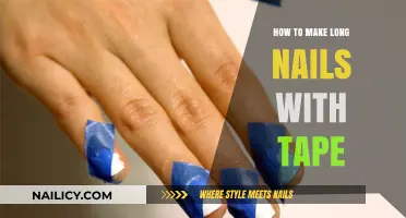 Creating Long Nails: Tape Trick for Beginners