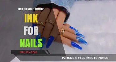 Creating Stunning Marble Ink Nails at Home