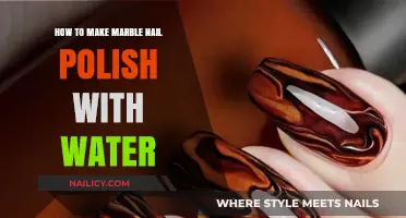Create Stunning Marble Nail Polish Using Water: A Simple DIY Guide