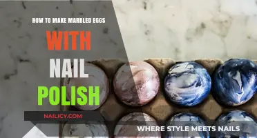 Create Stunning Marbled Eggs Using Nail Polish: A DIY Guide