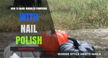 DIY Marbled Pumpkins: Nail Polish Crafting Guide for Fall Decor