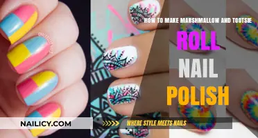 DIY Edgy Nail Polish: Marshmallow & Tootsie Roll Recipe Guide