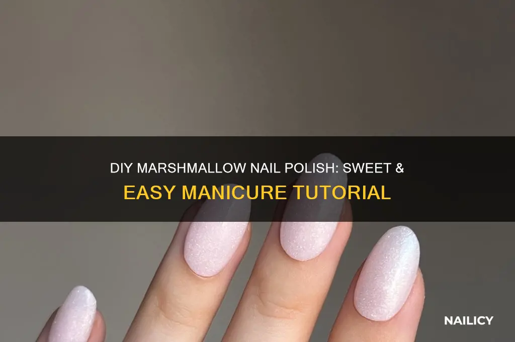 how to make marshmallow nail polish