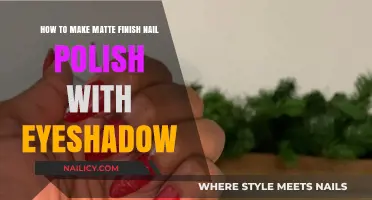 DIY Matte Nails: Transform Eyeshadow into Velvet Polish