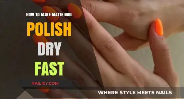 Quick Matte Manicure: Tips to Speed Up Nail Polish Drying