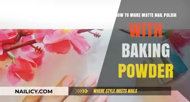 DIY Matte Nails: Transform Regular Polish with Baking Powder