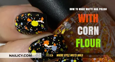 DIY Matte Nail Polish: Simple Corn Flour Hack for a Velvet Finish
