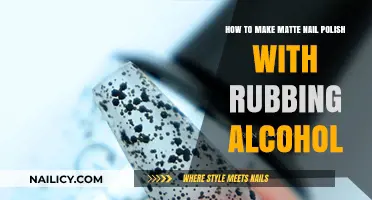 DIY Matte Nails: Transform Regular Polish with Rubbing Alcohol