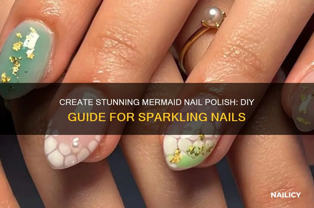 how to make mermaid nail polish