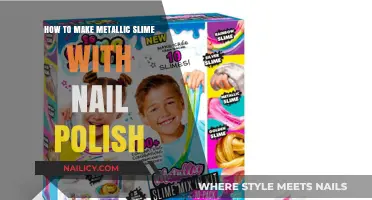 DIY Metallic Slime: Easy Nail Polish Crafting Guide