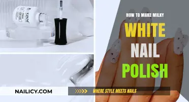 Create Milky White Nail Polish: Easy DIY Recipe for Home Use