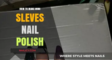 DIY Mini Sleeves Nail Polish: Creative Crafting Guide