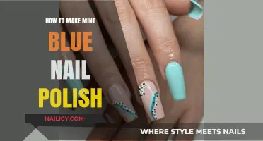 DIY Mint Blue Nail Polish: Easy Steps for Custom Color Creation